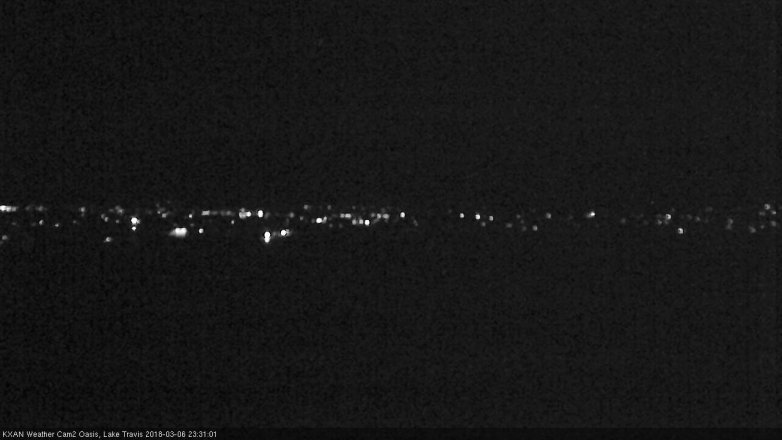 Lake Travis webcam, March 6, 2018 10:35 PM CT