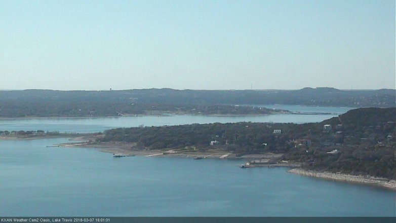 Lake Travis webcam, March 7, 2018 3:10 PM CT