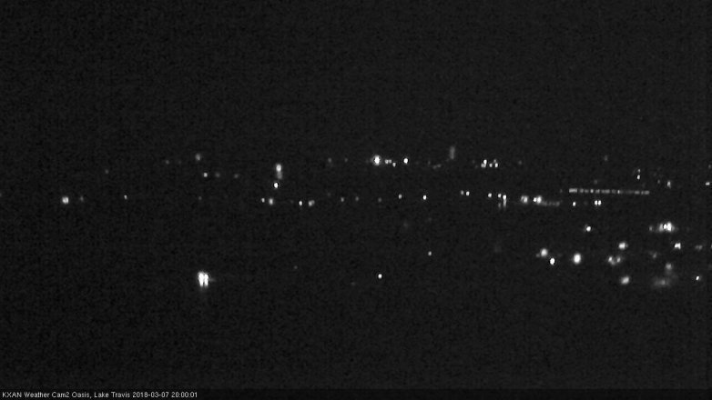 Lake Travis webcam, March 7, 2018 7:20 PM CT