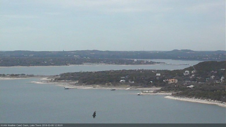 Lake Travis webcam, March 8, 2018 11:50 AM CT