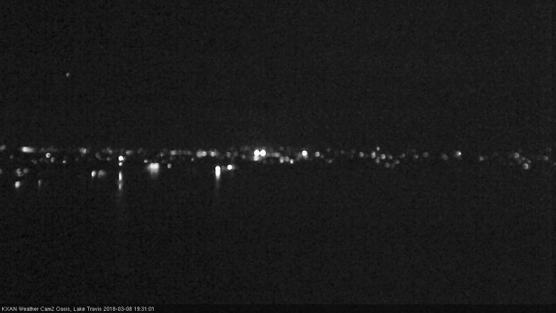 Lake Travis webcam, March 8, 2018 7:00 PM CT