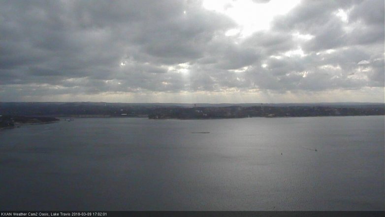Lake Travis webcam, March 9, 2018 4:20 PM CT
