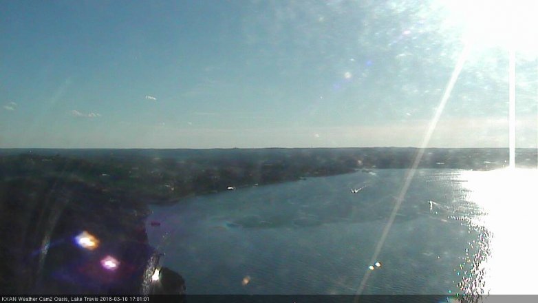 Lake Travis webcam, March 10, 2018 4:20 PM CT