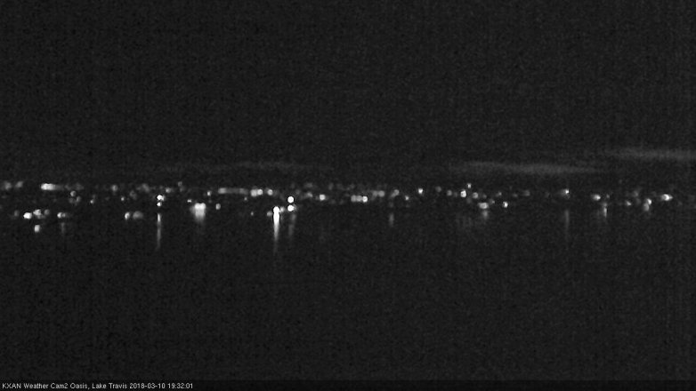 Lake Travis webcam, March 10, 2018 6:40 PM CT