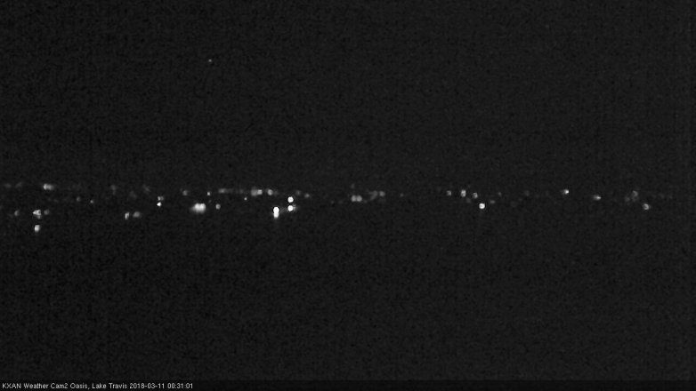Lake Travis webcam, March 10, 2018 12:00 AM CT