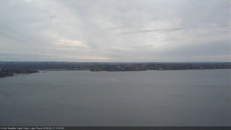 Lake Travis webcam, March 11, 2018 4:20 PM CT