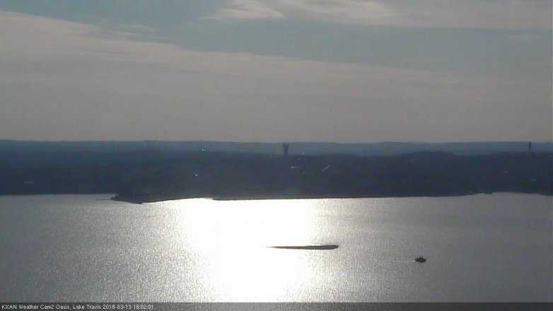 Lake Travis webcam, March 13, 2018 5:10 PM CT