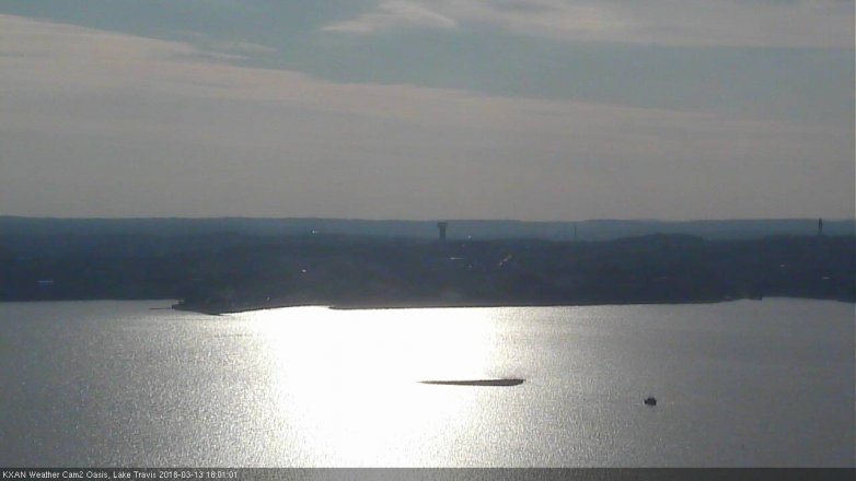 Lake Travis webcam, March 13, 2018 5:20 PM CT
