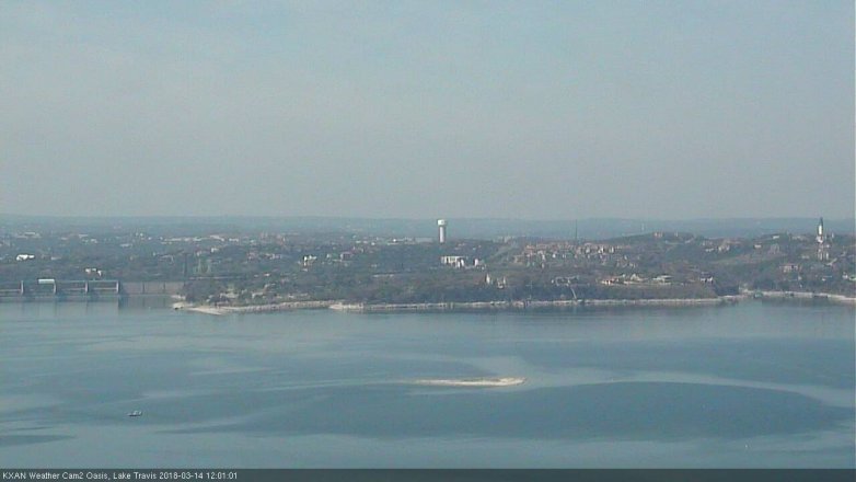 Lake Travis webcam, March 14, 2018 11:05 AM CT