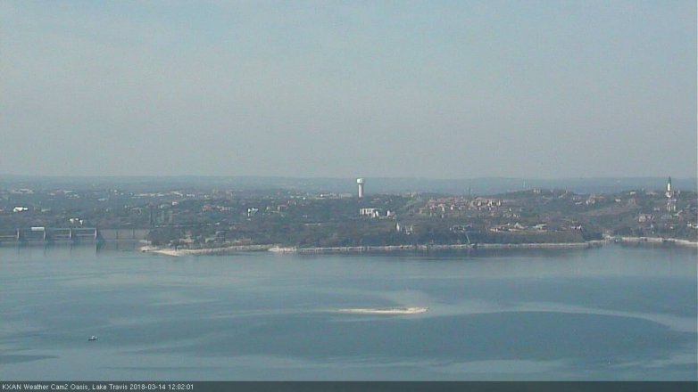 Lake Travis webcam, March 14, 2018 11:15 AM CT
