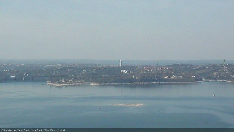 Lake Travis webcam, March 14, 2018 11:40 AM CT