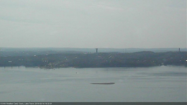 Lake Travis webcam, March 14, 2018 3:50 PM CT