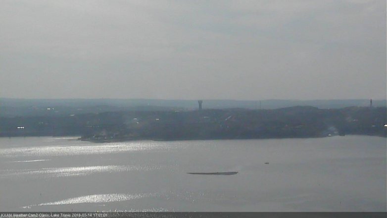 Lake Travis webcam, March 14, 2018 4:10 PM CT