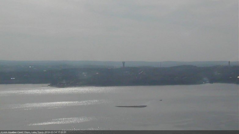 Lake Travis webcam, March 14, 2018 4:20 PM CT