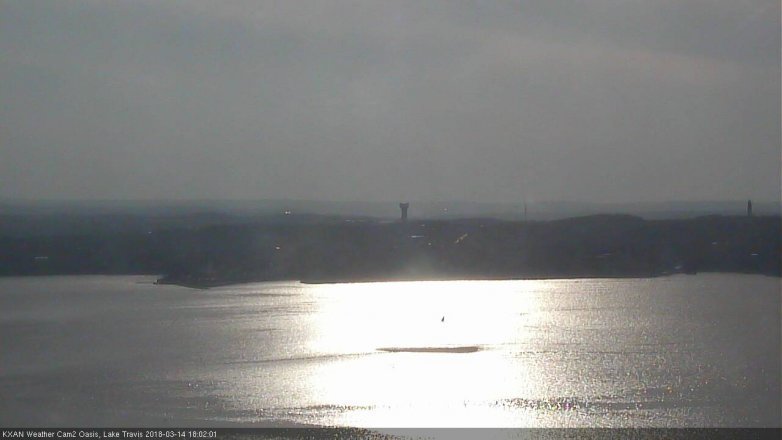 Lake Travis webcam, March 14, 2018 5:30 PM CT