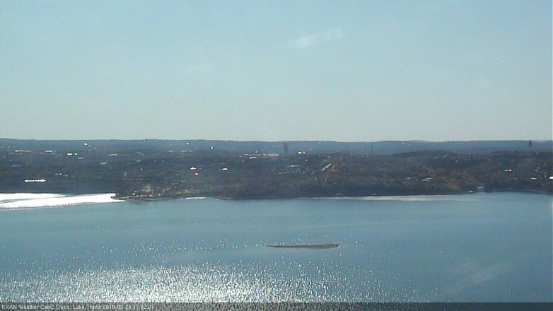 Lake Travis webcam, March 20, 2018 4:25 PM CT