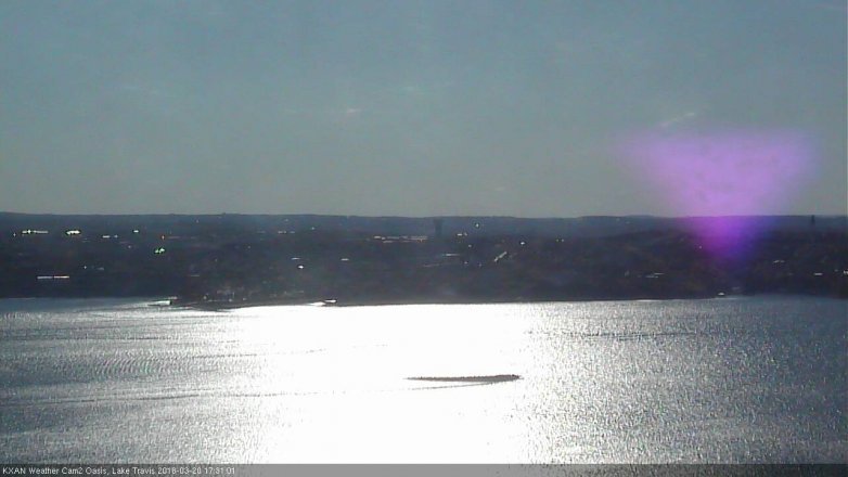 Lake Travis webcam, March 20, 2018 4:35 PM CT
