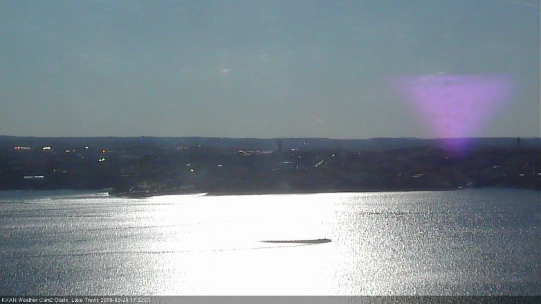Lake Travis webcam, March 20, 2018 5:00 PM CT