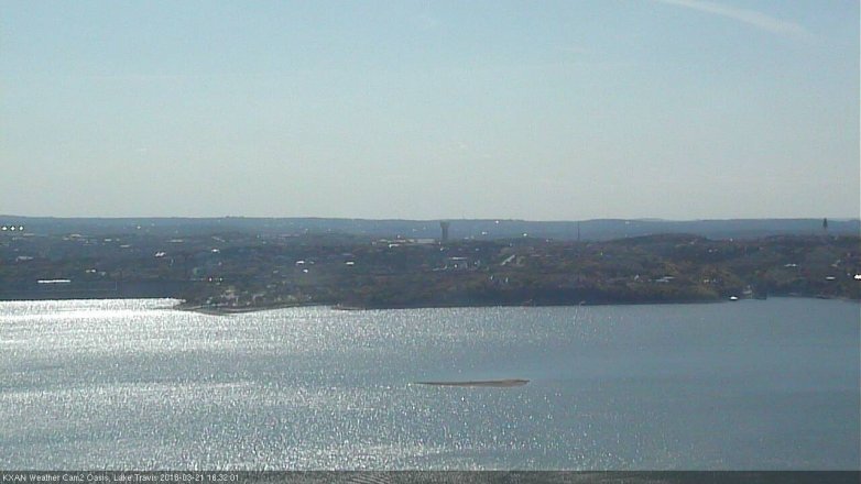Lake Travis webcam, March 21, 2018 3:35 PM CT