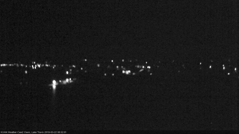 Lake Travis webcam, March 21, 2018 12:00 AM CT