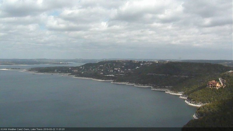 Lake Travis webcam, March 22, 2018 10:05 AM CT
