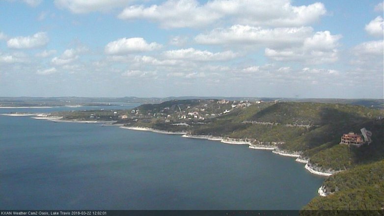 Lake Travis webcam, March 22, 2018 11:30 AM CT
