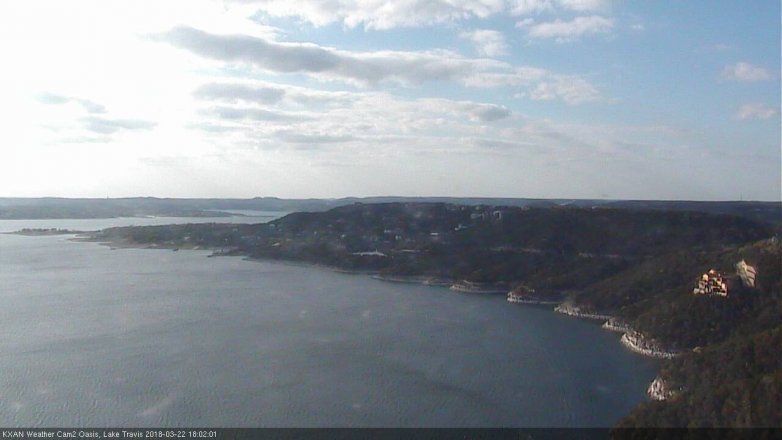 Lake Travis webcam, March 22, 2018 5:20 PM CT