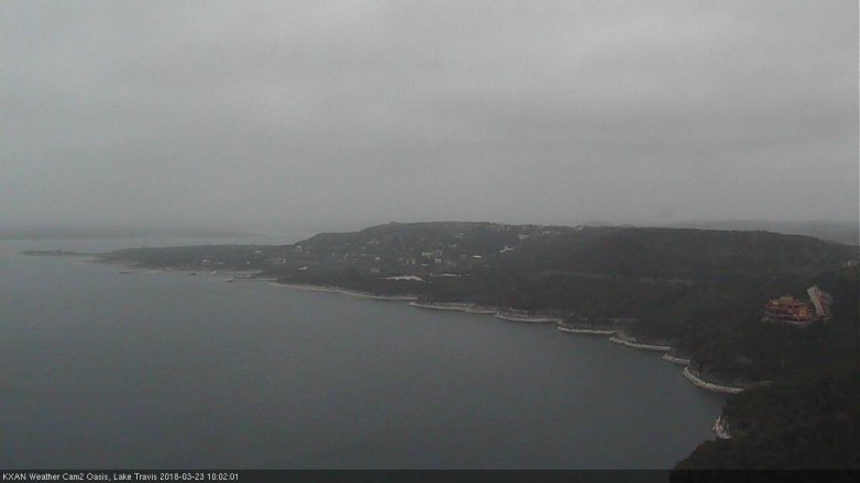 Lake Travis webcam, March 23, 2018 9:05 AM CT