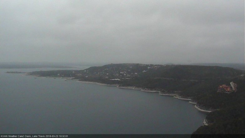 Lake Travis webcam, March 23, 2018 9:55 AM CT