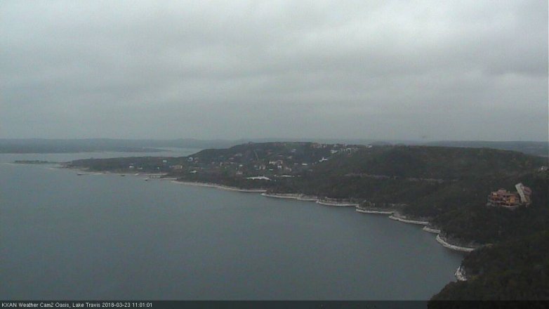 Lake Travis webcam, March 23, 2018 10:05 AM CT