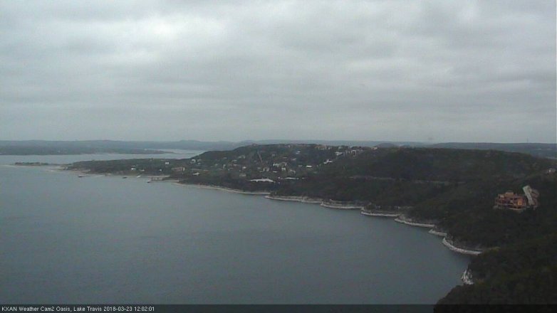 Lake Travis webcam, March 23, 2018 11:05 AM CT