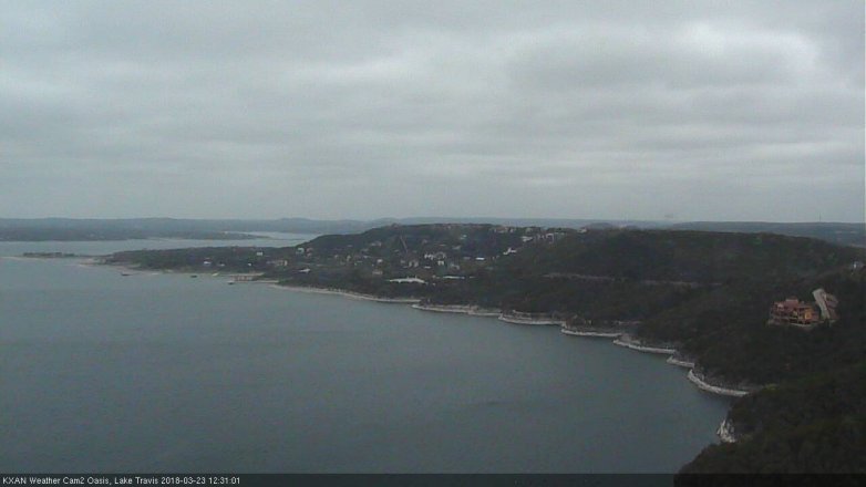 Lake Travis webcam, March 23, 2018 11:35 AM CT
