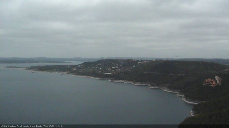 Lake Travis webcam, March 23, 2018 11:40 AM CT