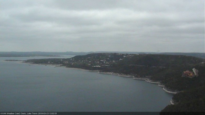 Lake Travis webcam, March 23, 2018 12:25 PM CT