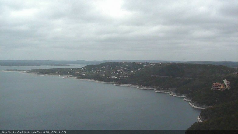 Lake Travis webcam, March 23, 2018 12:50 PM CT