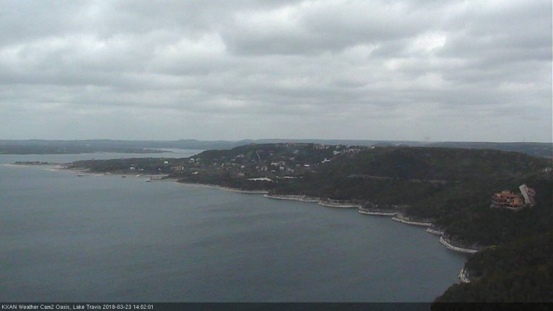 Lake Travis webcam, March 23, 2018 1:05 PM CT