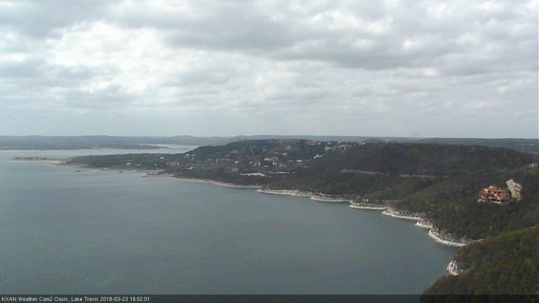 Lake Travis webcam, March 23, 2018 3:30 PM CT