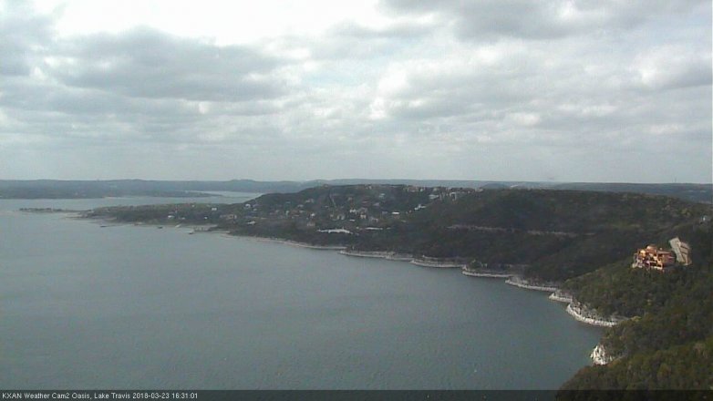 Lake Travis webcam, March 23, 2018 4:00 PM CT