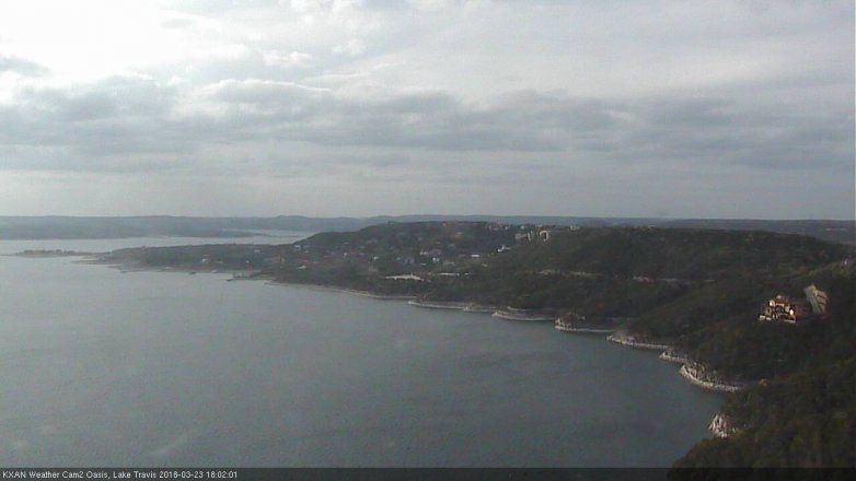 Lake Travis webcam, March 23, 2018 5:25 PM CT