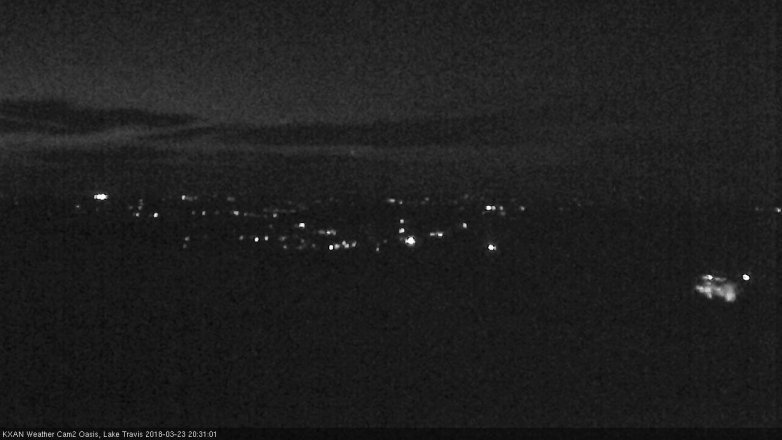 Lake Travis webcam, March 23, 2018 7:35 PM CT