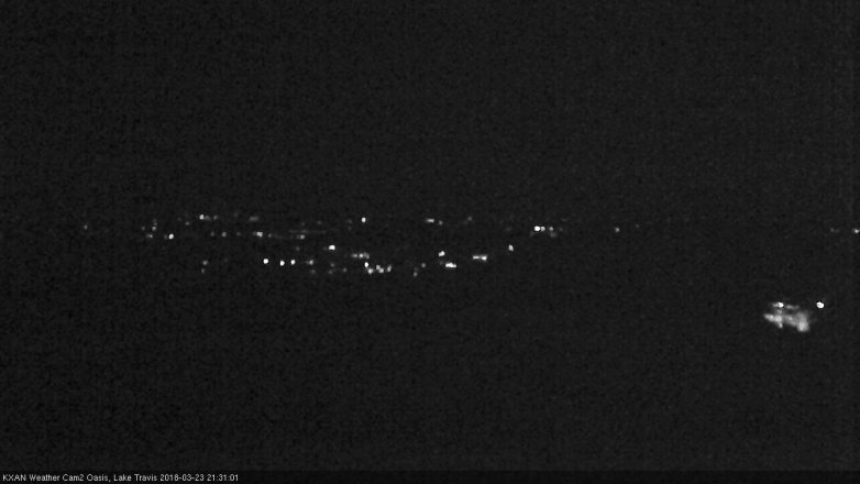 Lake Travis webcam, March 23, 2018 8:55 PM CT