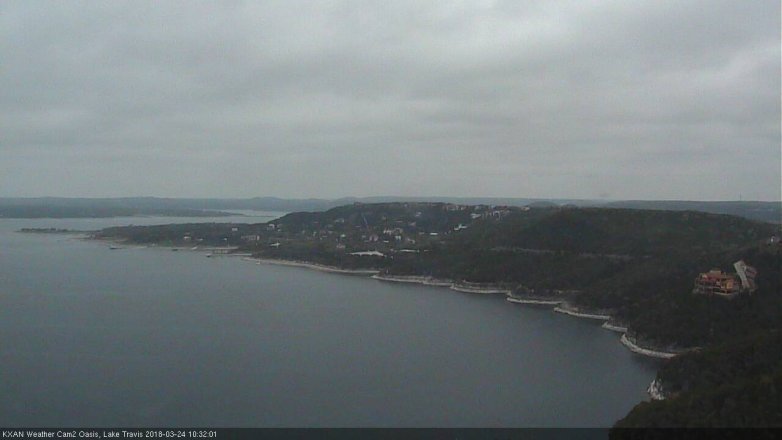 Lake Travis webcam, March 24, 2018 10:00 AM CT