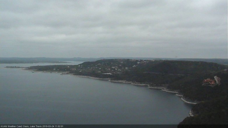 Lake Travis webcam, March 24, 2018 10:20 AM CT