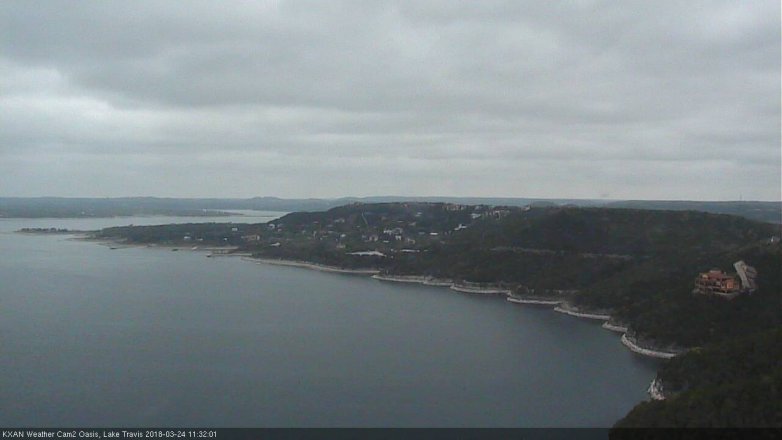 Lake Travis webcam, March 24, 2018 10:55 AM CT