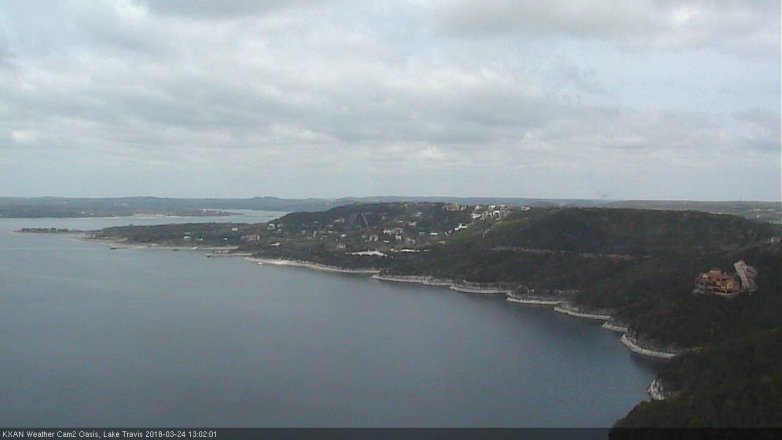 Lake Travis webcam, March 24, 2018 12:20 PM CT