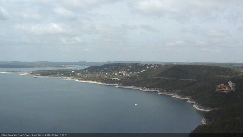 Lake Travis webcam, March 24, 2018 12:35 PM CT