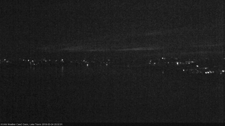 Lake Travis webcam, March 24, 2018 7:40 PM CT