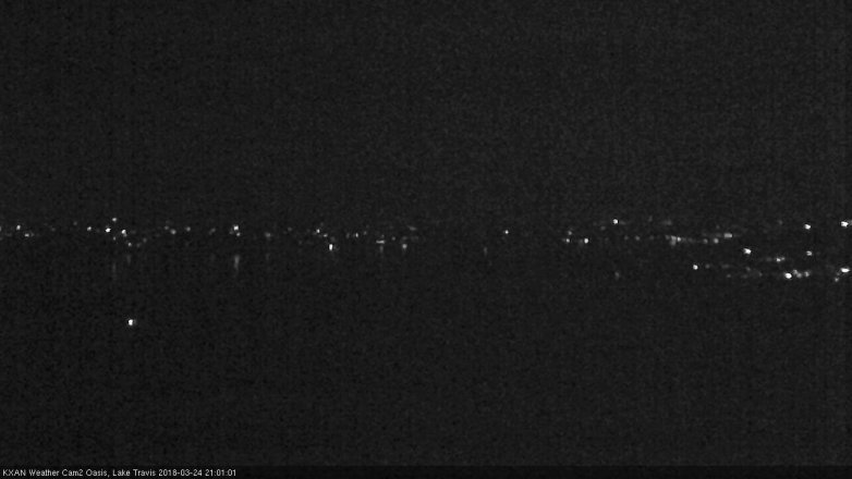 Lake Travis webcam, March 24, 2018 8:10 PM CT