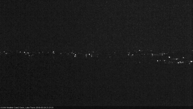 Lake Travis webcam, March 24, 2018 8:40 PM CT