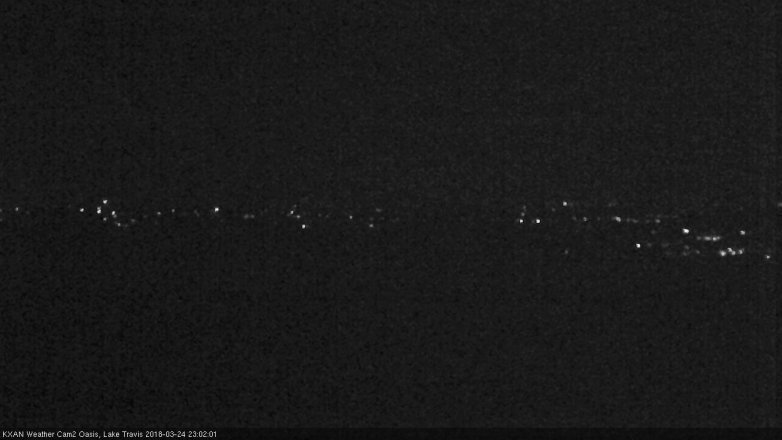 Lake Travis webcam, March 24, 2018 10:10 PM CT